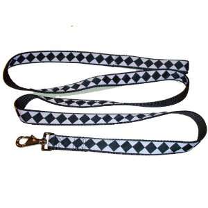  Sandia Pet Products Black Diamond Pattern dog leash   6 