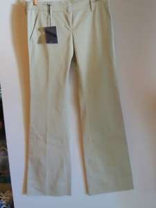 Prada khaki long pants, ladies bell bottoms, Euro 44  