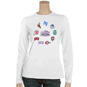   West Ladies White Conference Long Sleeve T shirt