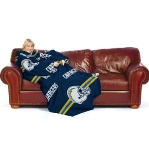  San Diego Chargers NFL Comfy Throw Blanket With Sleeves 