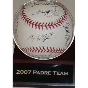  2007 San Diego Padres Team (17) SIGNED MLB Baseball 