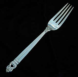 International Silver Royal Danish Sterling Lunch Fork  