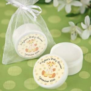  Giraffe   Personalized Lip Balm Baby Shower Favors Toys 