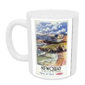  Railway Poster   Newquay   Mug   Standard Size Kitchen 