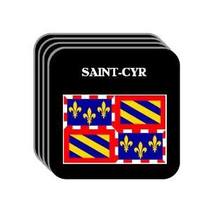  Bourgogne (Burgundy)   SAINT CYR Set of 4 Mini Mousepad 