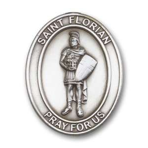  St. Florian Visor Clip, Patron Saint of (Patronage) Fireman, Fire 