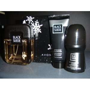  Avon Black Suede Classic Gift Set 