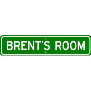  BRENT ROOM SIGN   Personalized Gift Boy or Girl, Aluminum 