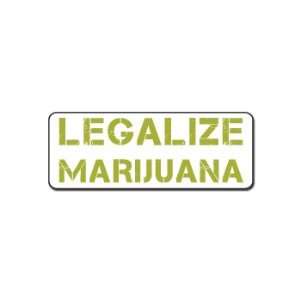 Legalize Marijuana   Car, Truck, Notebook, Vinyl Decal Sticker #S362