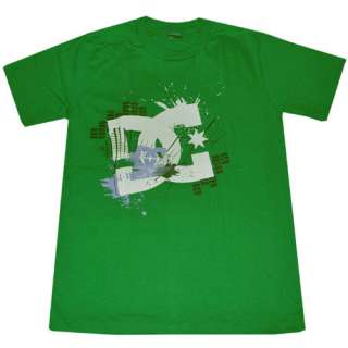 Mens T Shirt DC Skateboards Extream Boxing dc55 Green Size L  