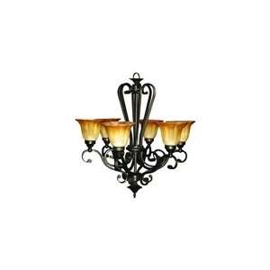  Yosemite   94836R_6VB 6 Lt Chandelier