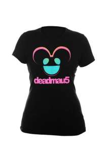 Deadmau5 Glitter Mouse Head Girls T Shirt  