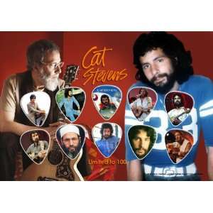  Cat Stevens Guitar Pick Display Limited 100 Only Musical 