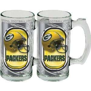 Hunter Green Bay Packers High Definition Sports Mug   Set 