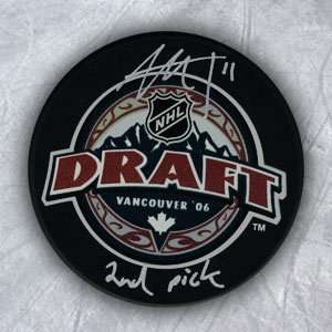  JORDAN STAAL 2006 NHL Draft Day SIGNED Puck w/ 2nd Pick 