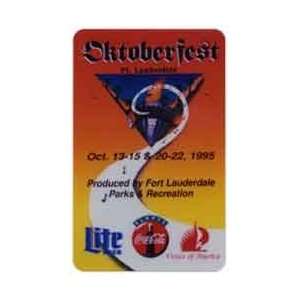   10u Oktoberfest (Ft. Lauderdale, FL) Oct. 1995 Beer & Coke Logo TEST
