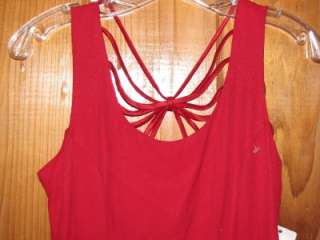 NWT DECKED OUT JAY JACOBS BEAUTIFUL RED DRESS 5/6  
