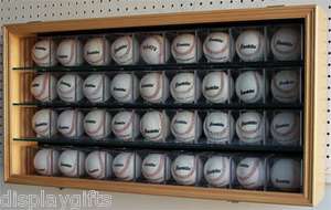36 Baseball Arcylic Cubes Display Case Holder Cabinet w/ door shadow 