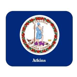  US State Flag   Atkins, Virginia (VA) Mouse Pad 