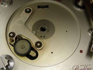 Vintage Rondine Rek o Kut model 12b turntable record player wood tone 