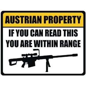  New Caution  Austrian Property  Austria Parking Sign 