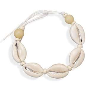  Adjustable Sigay Shell and Bead Bracelet Jewelry