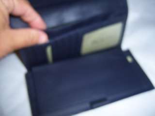 Beautiful Rolfs Purple Leather Checkbook Wallet