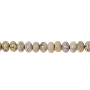  8mm Dendrite Jasper Rondelle Beads   16 Inch Strand   1pk 