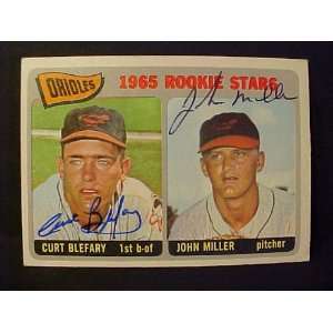  Curt Blefary & John Miller Baltimore Orioles #49 1965 