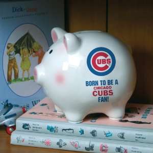  Pack of 3 MLB Born To Be A Cubs Fan Piggy Banks