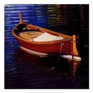  Piccolo Barca Rossa Finest LAMINATED Print Tom Swimm 20x20 