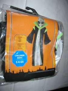 NEW Alien Costume Extraterrestre Size 4/6X  
