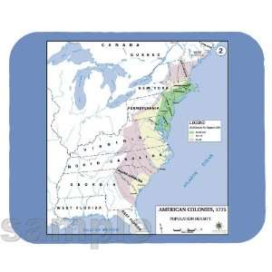    Revolutionary War Population Density Mouse Pad 