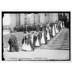   , academic procession of Barnard girls, New York 1908