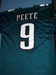 Philadelphia Eagles Rodney Peete Jersey #9 Rare 48  