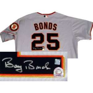  Barry Bonds San Francisco Giants Autographed Road Jersey 