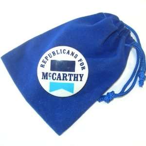 Vintage Original 1968 Republicans for McCarthy Presidential Campaign 