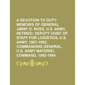   Deputy Chief of Staff for Logistics, U.S. Army (9781234071691) U.S