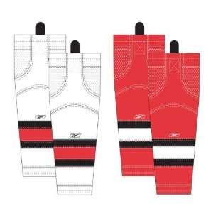  Reebok SX100 Wave Knit NHL Hockey Sock Junior   CAROLINA 