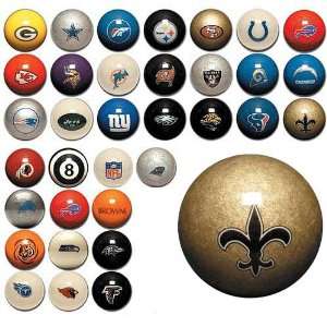  New Orleans Saints NFL Billiard Balls