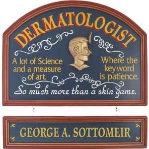 Personalized Dermatologist Nameboard Sign