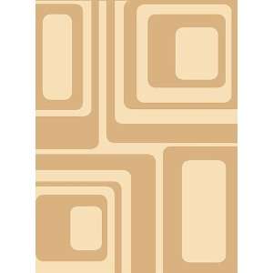  Modern Tempo Rugs 1248 58 Beige 53x74 Rectangle 