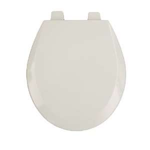 Bemis 550PRO006 Molded Wood Open Front With Cover Round Toilet Seat 