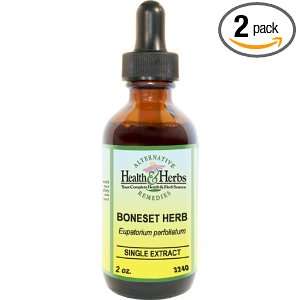 Alternative Health & Herbs Remedies Boneset, 1 Ounce Bottle (Pack of 2 