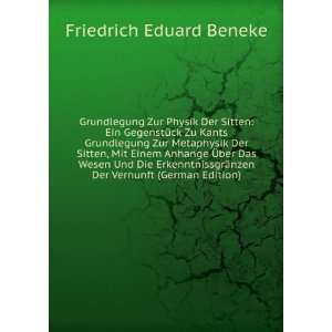  Vernunft (German Edition) Friedrich Eduard Beneke  Books