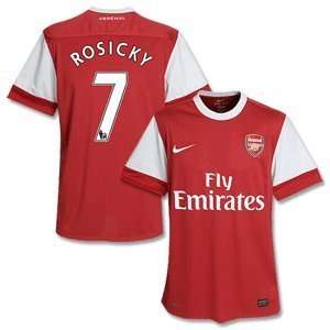  10 11 Arsenal Home Jersey + Rosicky 7