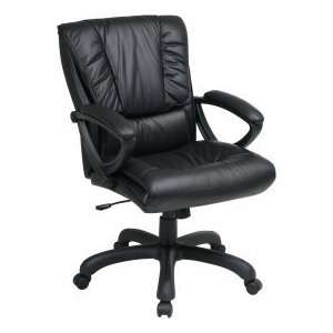   Black Glove Soft Mid Back Office Desk Chairs EX6711