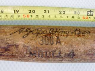   baseball bat 33 great condition for age a denser darker wood used late