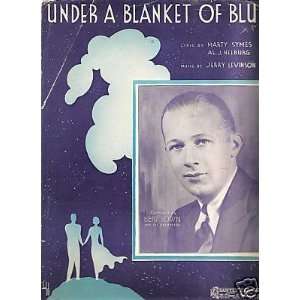  Sheet Music Bert lowen Under A Blanket Of Blue 84 