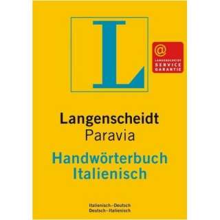  Langenscheidt Paravia Handworterbuch Italienisch   Deutch / Deutsch 